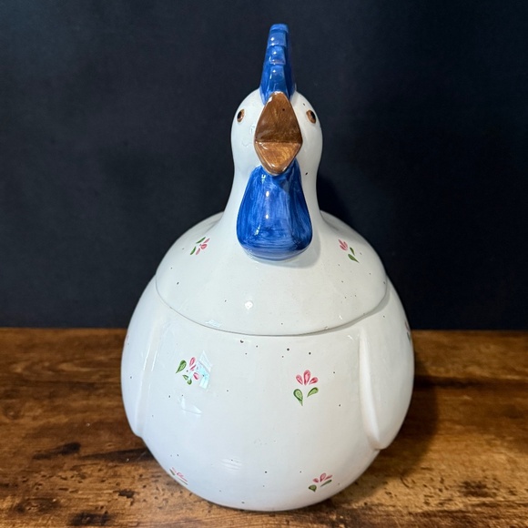 OTAGIRI Hand Crafted Chicken Hen Cookie Jar - Picture 5 of 9